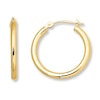 Thumbnail Image 1 of Hoop Earrings 14K Yellow Gold 20mm