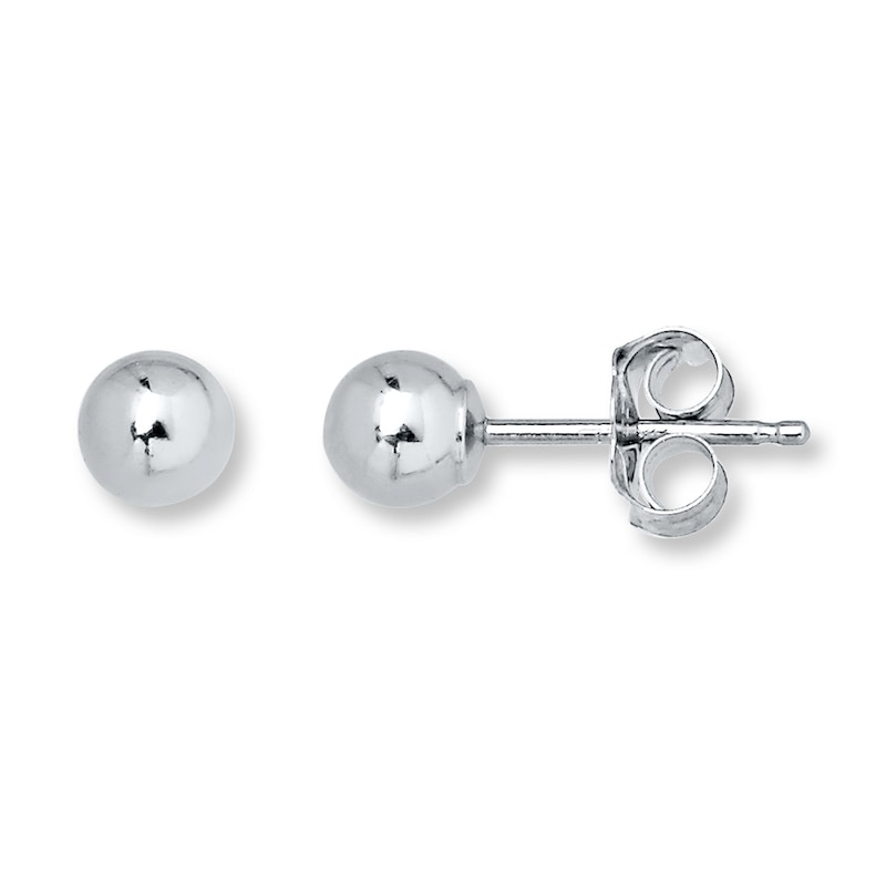 Sterling Silver 8mm Half Ball Post Earring (1 Pair)