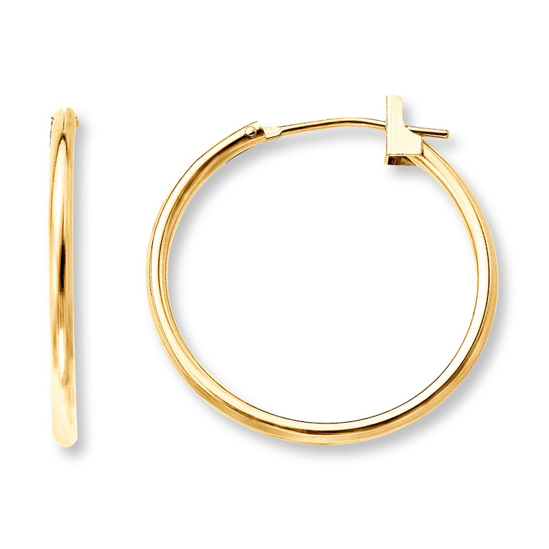 Main Image 1 of Hoop Earrings 14K Yellow Gold 21mm