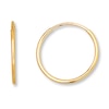 Thumbnail Image 0 of Endless Hoop Earrings 14K Yellow Gold 12mm