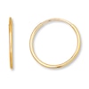 Thumbnail Image 1 of Endless Hoop Earrings 14K Yellow Gold 12mm
