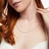 Thumbnail Image 3 of Box Chain Necklace Solid 10K White Gold 20&quot;