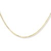 Thumbnail Image 1 of 0.9mm Box Chain Necklace Solid 10K Yellow Gold 22&quot;
