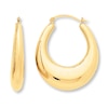 Thumbnail Image 0 of Tapered Hoop Earrings 14K Yellow Gold