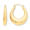 Thumbnail Image 1 of Tapered Hoop Earrings 14K Yellow Gold