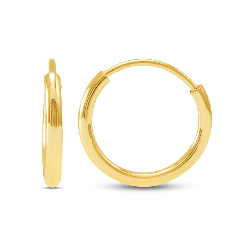 Children's Hoop Earrings 14K Yellow Gold