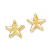 Thumbnail Image 1 of Starfish Earrings 14K Yellow Gold