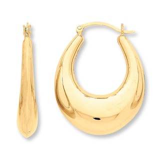 Hoop Earrings 14K Yellow Gold | Kay
