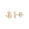 Thumbnail Image 0 of Young Teen Anchor Earrings 14K Yellow Gold