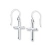 Thumbnail Image 1 of Cross Earrings 14K White Gold