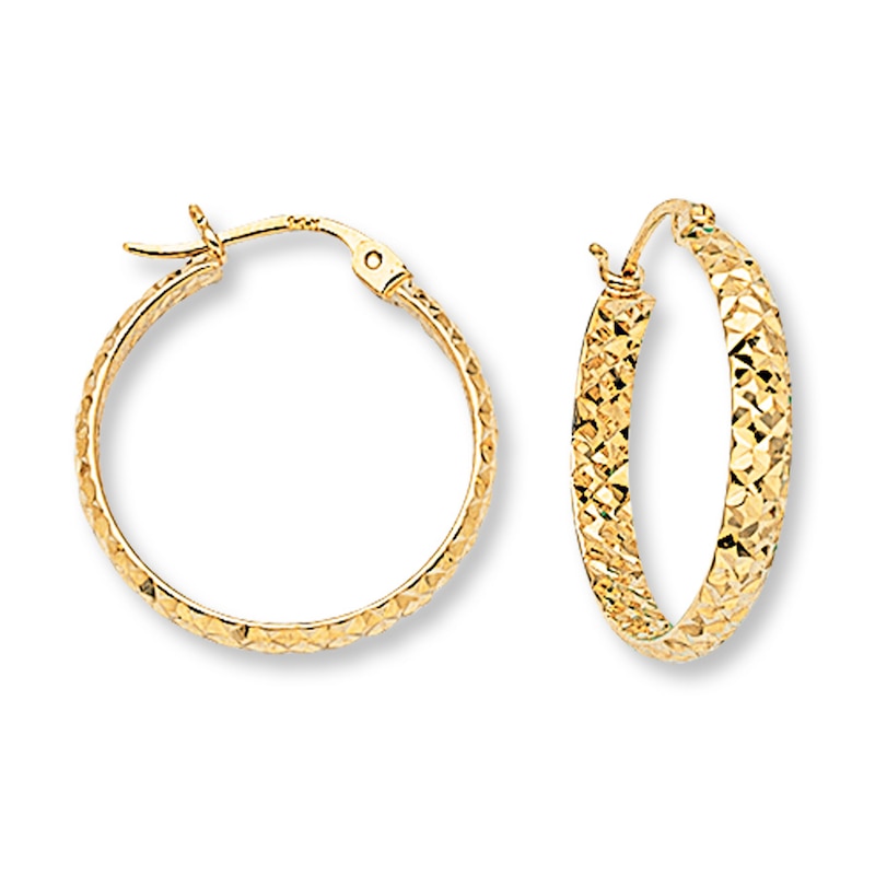 Main Image 1 of Hoop Earrings 14K Yellow Gold 20mm