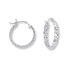 Thumbnail Image 0 of Hoop Earrings 14K White Gold 15mm