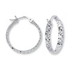 Thumbnail Image 0 of Hoop Earrings 14K White Gold 30mm