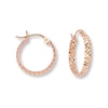 Thumbnail Image 1 of Hoop Earrings 14K Rose Gold 15mm