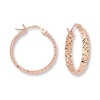 Thumbnail Image 1 of Hoop Earrings 14K Rose Gold 20mm