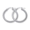 Thumbnail Image 0 of Hoop Earrings 14K White Gold 25mm