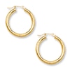 Hoop Earrings 14K Yellow Gold 25mm