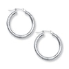 Thumbnail Image 1 of Hoop Earrings 14K White Gold 25mm