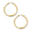 Thumbnail Image 1 of Hoop Earrings 14K Yellow Gold 30mm