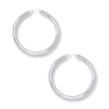 Thumbnail Image 1 of Hoop Earrings 14K White Gold 25mm