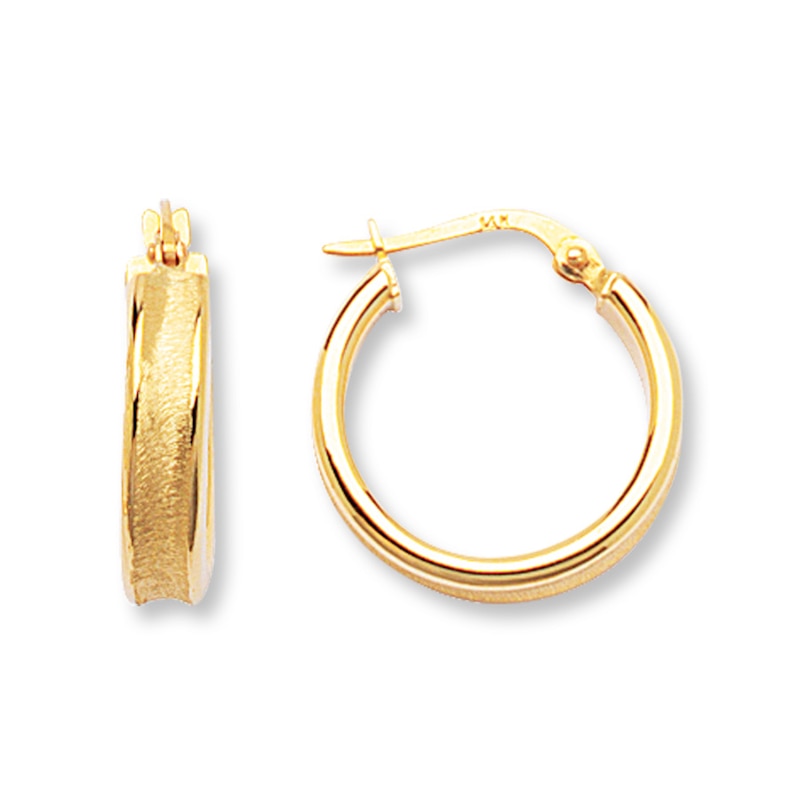 Main Image 1 of Hoop Earrings 14K Yellow Gold