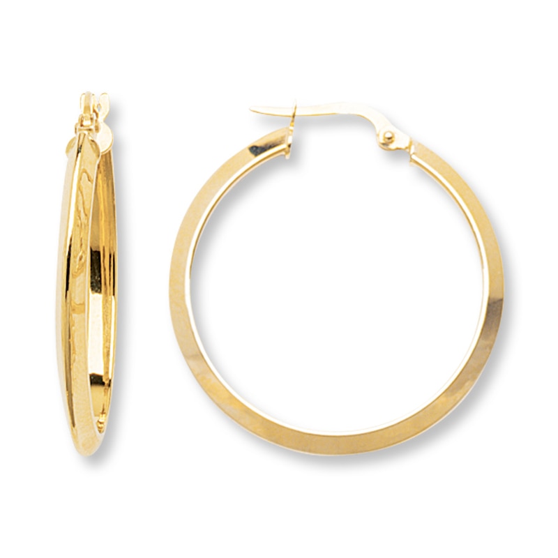 Main Image 1 of Hoop Earrings 14K Yellow gold 30mm