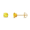 Thumbnail Image 0 of Children's Stud Earrings Yellow Cubic Zirconia 14K Yellow Gold