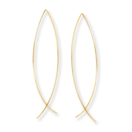 Threader Earrings 14K Yellow Gold
