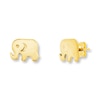Thumbnail Image 0 of Elephant Earrings 14K Yellow Gold