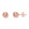 Thumbnail Image 1 of Ball Earrings 14K Rose Gold