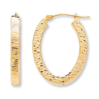 Hoop Earrings 10K Yellow Gold | Kay
