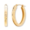 Thumbnail Image 2 of Hoop Earrings 10K Yellow Gold