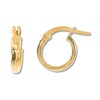 Thumbnail Image 0 of Ridged Hoop Earrings 14K Yellow Gold