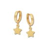 Thumbnail Image 1 of Dangling Star Earrings 14K Yellow Gold