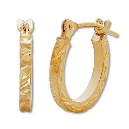Child's Hoop Earrings 14K Yellow Gold