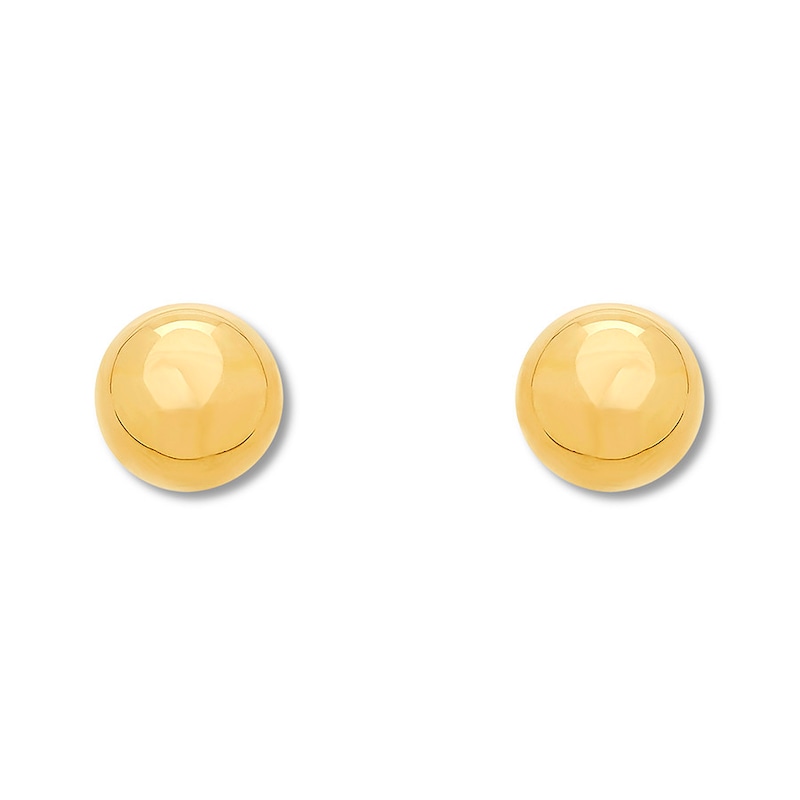 Ball Earrings 10K Yellow Gold