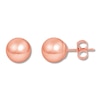 Thumbnail Image 1 of 8mm Ball Earrings 14K Rose Gold
