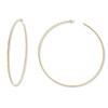 Large Hoop Earrings 14K Yellow Gold