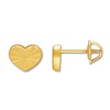 Thumbnail Image 1 of Child's Heart Earrings 14K Yellow Gold