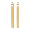 Thumbnail Image 1 of Rectangular Hoop Earrings 10K Yellow Gold
