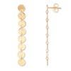 Thumbnail Image 1 of Disc Drop Earrings 14K Yellow Gold