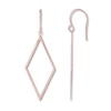 Thumbnail Image 1 of Geometric Dangle Earrings 14K Rose Gold