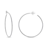 Thumbnail Image 1 of Hoop Earrings 14K White Gold 40mm