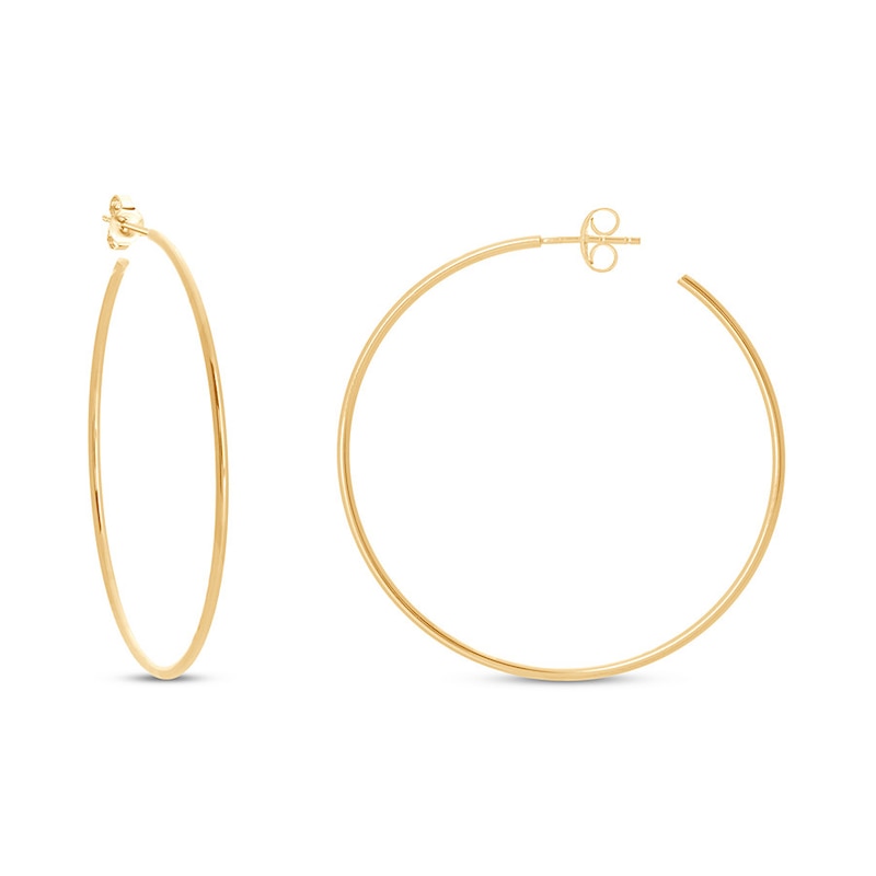 Main Image 1 of Hoop Earrings 14K Yellow Gold 40mm