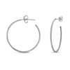 Thumbnail Image 1 of Hoop Earrings 14K White Gold 25mm