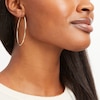 Thumbnail Image 2 of Hoop Earrings 14K Yellow Gold 60mm
