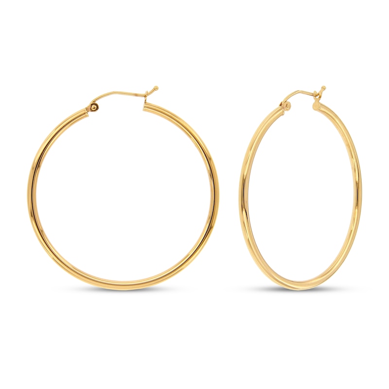 Main Image 1 of Hoop Earrings 14K Yellow Gold 40mm