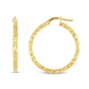 Thumbnail Image 2 of Hoop Earrings 14K Yellow Gold 20mm