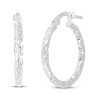Thumbnail Image 0 of Hoop Earrings 14K White Gold 15mm