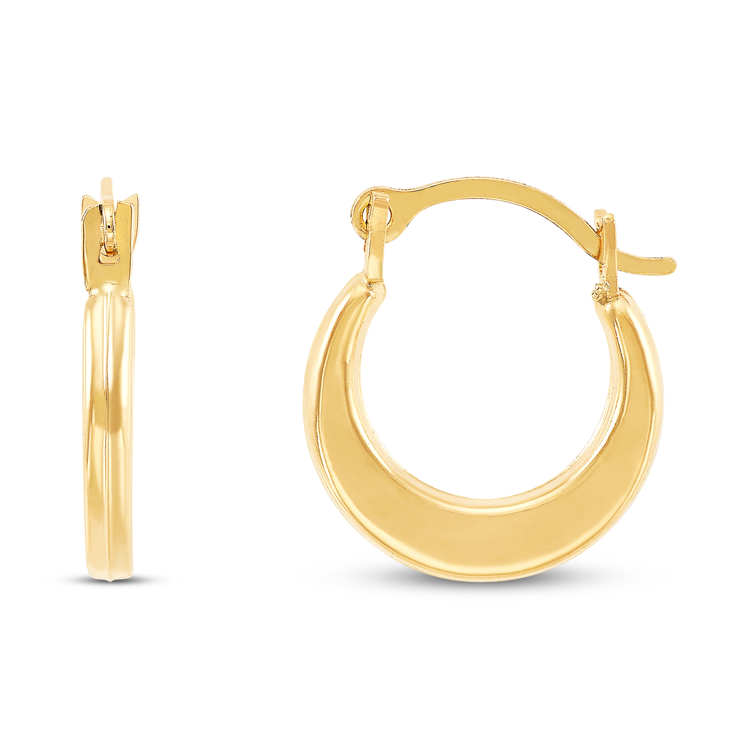 Thumbnail Image 2 of Children's Small Hoop Earrings 14K Yellow Gold